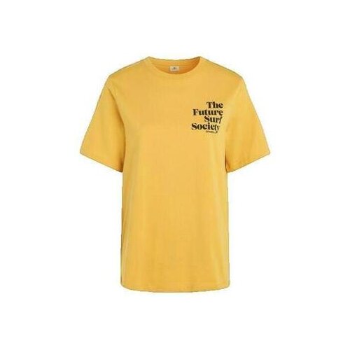 O'neill Majice s kratkimi rokavi T-shirt Future Surf Society coupe r&eacute;guli&egrave;re jaune Rumena Cene