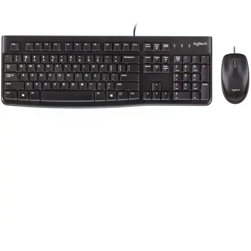  USB tastatura + mi&scaron;, crna, YU font, Logitech MK120 Cene
