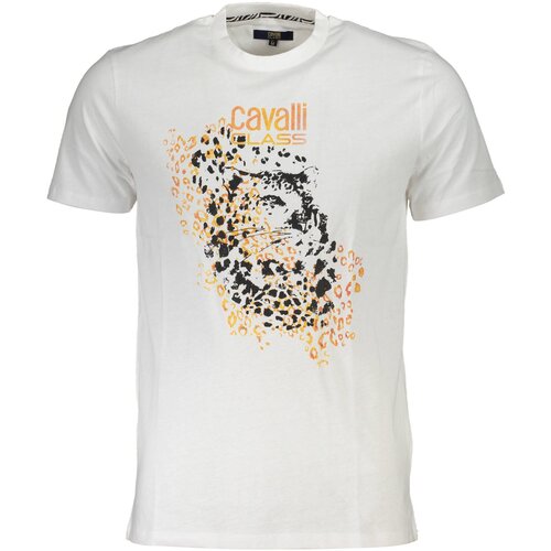 Cavalli Class MEN&#39;S SHORT SLEEVED T-SHIRT WHITE Cene