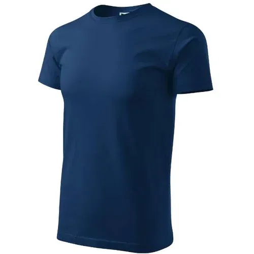 BASIC majica kratkih rukava muška ponoćno plava 3XL