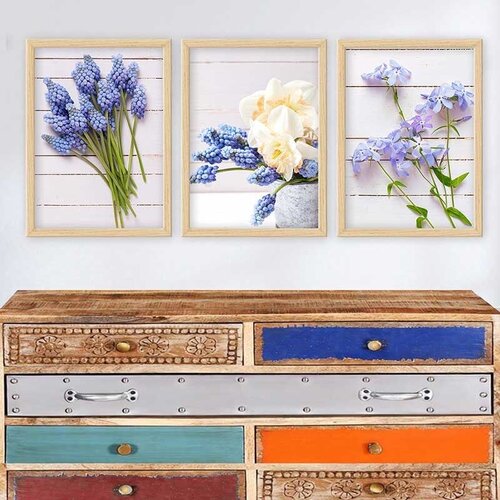 Wallity Set uramljenih slika 3NTC_2738270, 3 Dela Cene