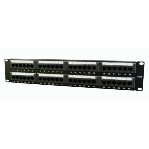 Cablexpert Patch panel CAT5E 48-portov, 2U, (21483952) Cene