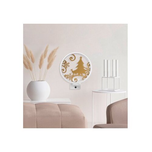  XMAS27 WhiteGold Wall Lamp Slike