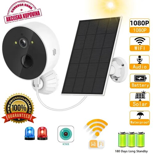  solarna spoljna wifi kamera za video nadzor Slike