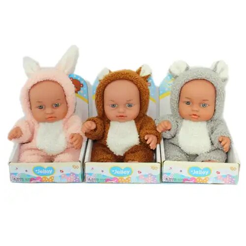 Magic Toys Jelley lutka v živalski obleki 20cm Cene
