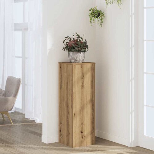  Stalak za biljke boja hrasta 33 x 33 x 100 cm konstruirano drvo Smeđa Slike