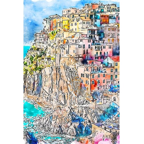 Fedkolor Slika 40x60 cm Manarola – Cene