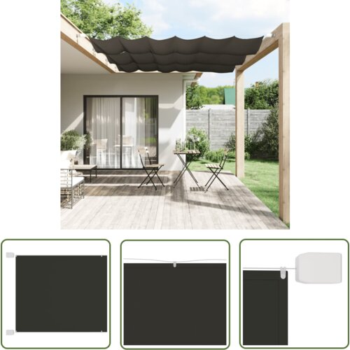  The Living Store Vertikalna markiza antracit 60x270 cm tkanina oxford - Vertikalna Markiza, (21743667) Cene