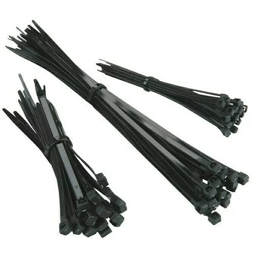 VOLTOMAT Set kabelskih spojnica (Crne boje, 75 Kom., 2,5 x 100 mm)