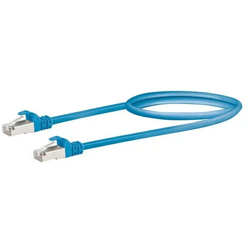 SCHWAIGER Mrežni kabel (CAT6, Duljina: 0,5 m, Plave boje, RJ45 utikač, Do 1 GBit/s)