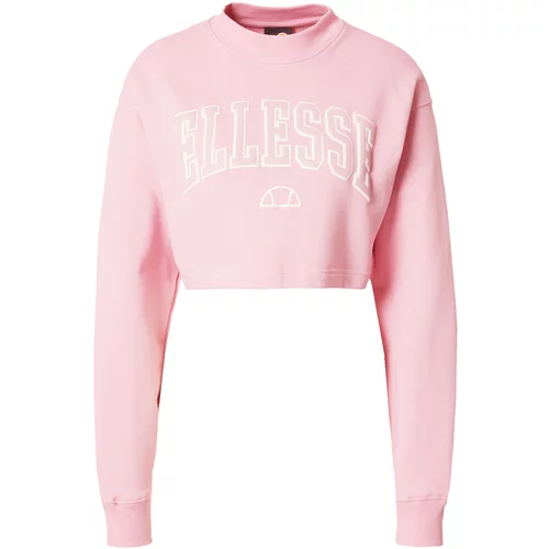 Ellesse Sweater majica 'Guiditta' roza / pastelno roza / bijela