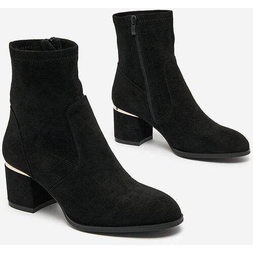 Resti Black women's low stiletto boots Rejerra Cijene