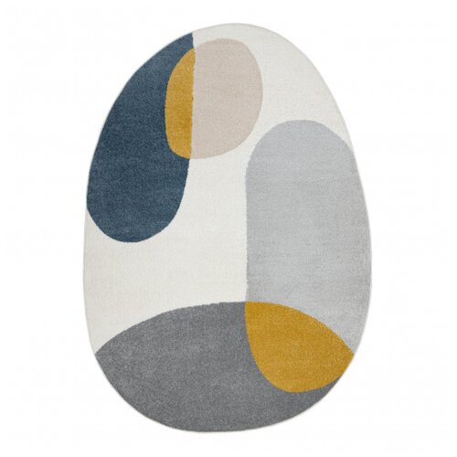 RugsX Preproga FUSION 5706 bela / svetlo siva / zlato Shape - Geometrična, moderna, abstraktna, nepravilno 200x290 cm, (5000174842) Cene
