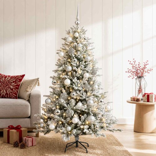  Umjetno božićno drvce s kuglicom 120 cm 150 LED lampica Cijene