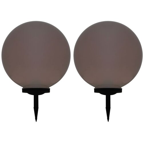  Vanjske solarne svjetiljke 2 kom LED kuglaste 50 cm RGB Cene