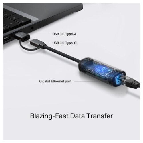 Tp-link Adapter UE310C USB-C /USB-A-&amp;gt; RJ45 Gigabit Ethernet Network Slike