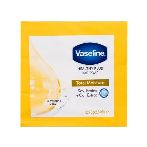Vaseline Healthy Plus Bar Soap Total Moisture trdo milo 3x75 g unisex Cene