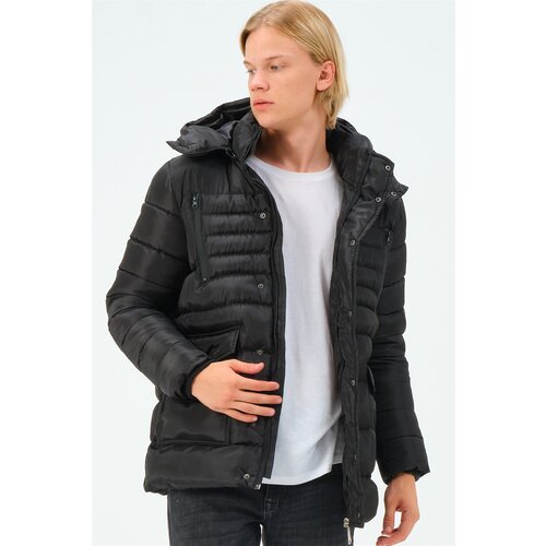 Dewberry M8657 MEN&amp;#039;S COAT-BLACK Slike