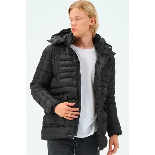 Dewberry M8657 MEN'S COAT-BLACK