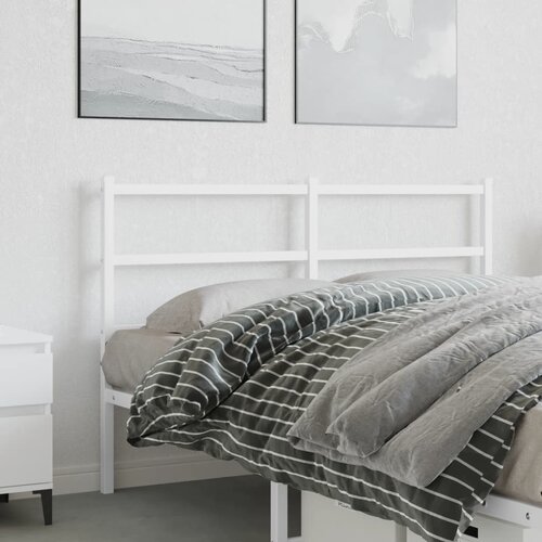 The Living Store Kovinsko vzglavje belo 140 cm - Vzglavje, (21659982) Cene