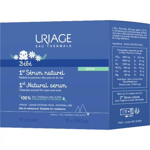 Uriage Bebe, prvi naravni serum v ampulah