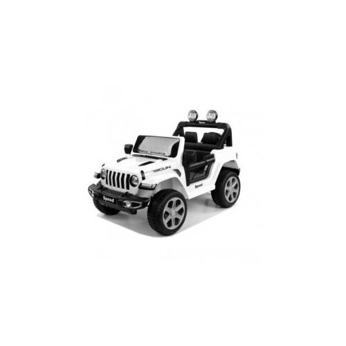 Dečiji auto na akumulator jeep wrangler 4X4 beli Slike