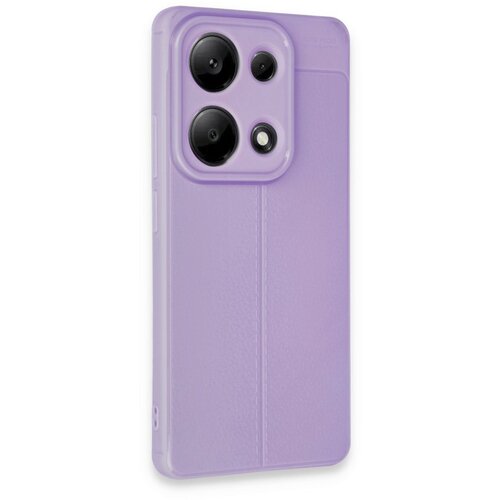  silikonska futrola imitacija koze NO4 za samsung A255 galaxy A25 lila Cene