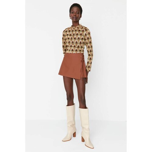Trendyol Brown Lacing Detail Shorts &amp;amp; Bermuda Slike