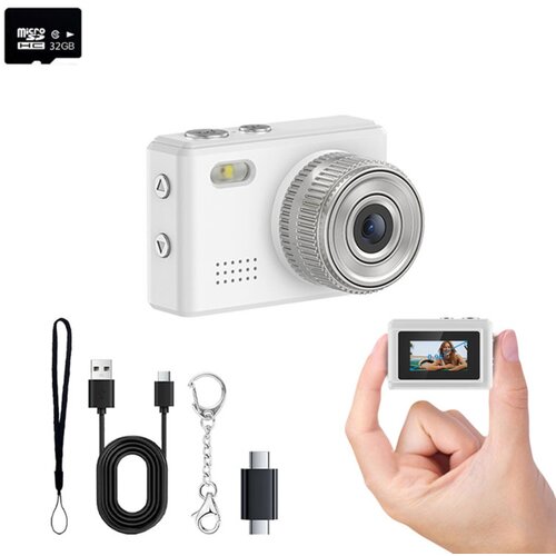 INF Mini ključna kamera z 0.96inch LCD, resnična 720P 1MP, 32GB TF White, (5000298756) Cene