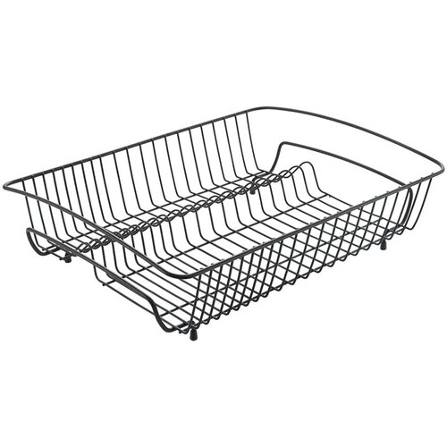 Metaltex Crni pravokutni ocjeđivač od nehrđajućeg čelika Rectangular Lava Cijene