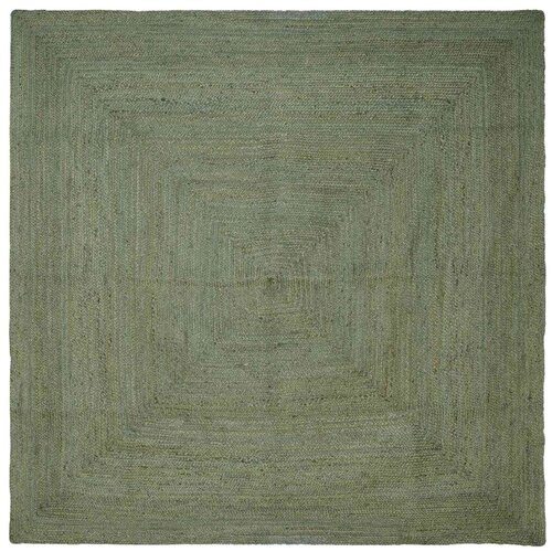  Tepih za područje Maslinastozelena 200 x 200 cm Juta - 200 x 200 cm Maslinastozelena Cene