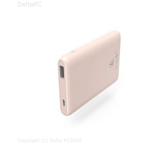 Powerbank HAMASlim5-HD 5000mAh rozi Slike