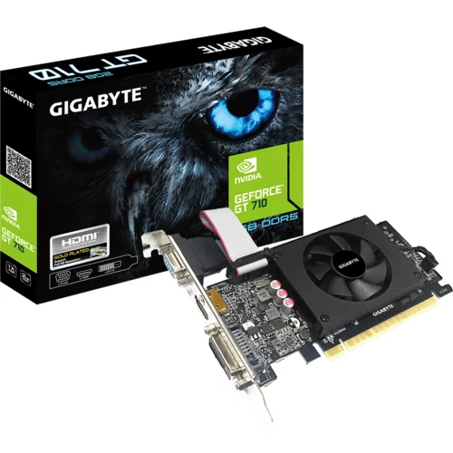 Gigabyte Grafična kartica GeForce GT 710, 2GB GDDR5, PCI-E 2.0, (676448)