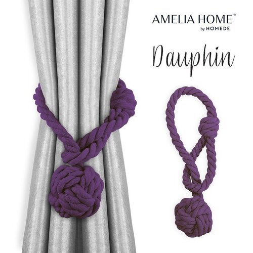  Curtains - accessories DAUPHIN color violet ameliahome Cene