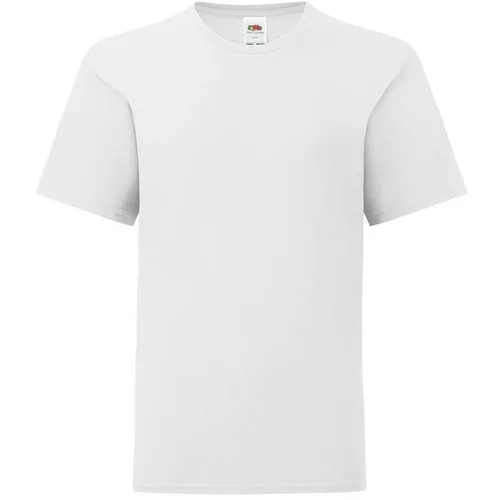 Fruit Of The Loom White children's t-shirt in combed cotton