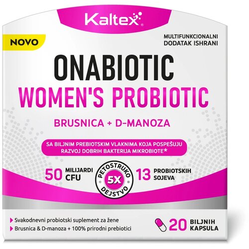 Kaltex onabiotic: ženski probiotik za urotrakt, creva i vaginalnu ravnotežu Cene