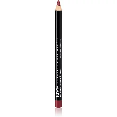 NYX Professional Makeup Slim Lip Pencil precizna olovka za usne nijansa Plush Red 1 g