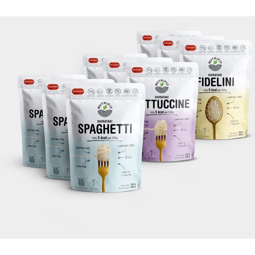Nutrifit &amp;Scaron;pagete, Fetučine, Fidelini, 9 komada Slike