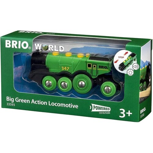 Brio – Močna električna zelena lokomotiva z lučmi Cene