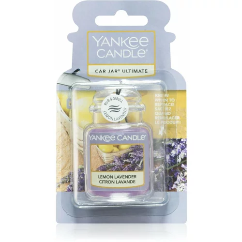 Yankee Candle Lemon Lavender Car Jar dišava za avto 1 ks