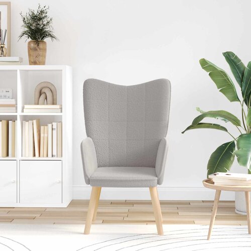  Fotelja Svijetlo siva 62 x 67 x 95,5 cm Sherpa Tkanina Cene
