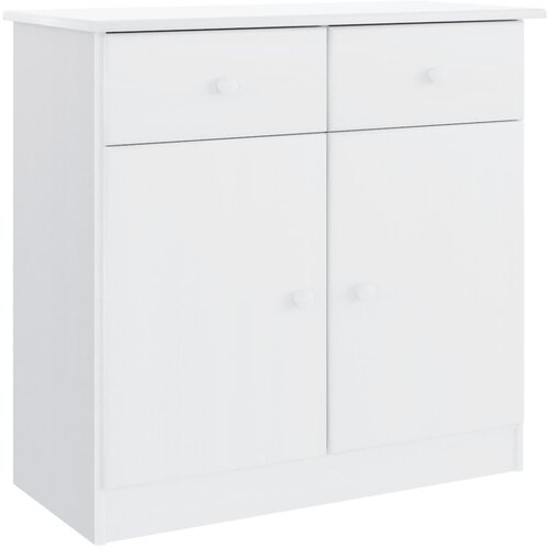 Maison Chic Komoda - Predalnik ALTA bela 77x35x73 cm trdna borovina, (21721425) Cene