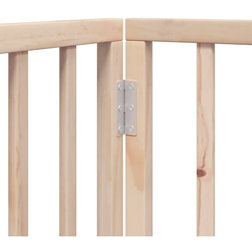  Vrata za pse s vrata&amp;scaron;cima 9 panela sklopiva 450 cm drvo topole Smeđa 50 x 60 x 2 cm Slike