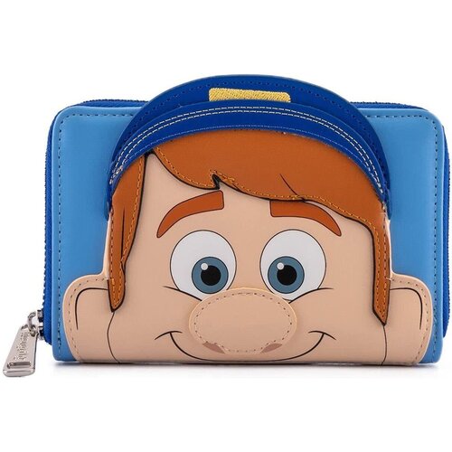 Loungefly novčanik za dečake disney wreck it ralph fix it felix zip around plavi Slike