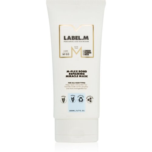 Label.m M-Plex Bond Repairing Miracle Mask globinsko hranilna maska za vse tipe las 200 ml Cene