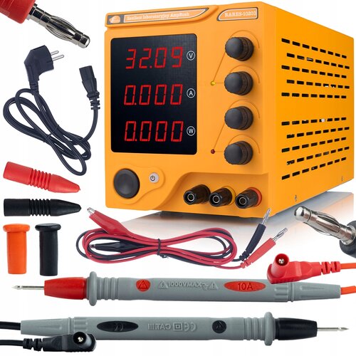 Rosfix Amprush RARES-3210 Laboratorijski Napajalnik &ndash; Nastavljiv 32V 10A, Digitalni Zaslon, USB, Kovinska Ohi&scaron;ja | Za Elektroniko In Servis, (5000243713) Cene