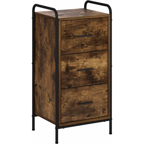  Kreveta Dimljeni hrast 97 x 33 x 81 cm Konstruirano drvo Cene