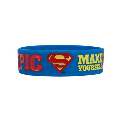 DC Comics DC Superman, Make Yourself Epic, motivacijska zapestnica, (20695519) Slike