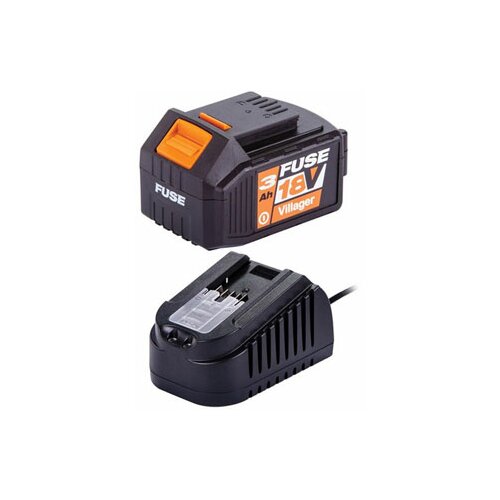 Villager fuse set baterija 3.0Ah + punjač 1.65A Cene
