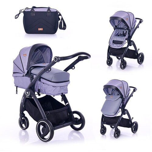 Lorelli ADRIA Kolica Grey 2u1 SET: Ko&scaron;ara + Putna Torba + Zimska Navlaka (do 15 kg) Cijene